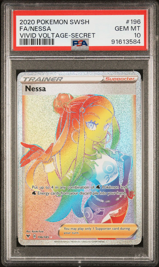 2020 Vivid Voltage - Nessa #196 PSA 10