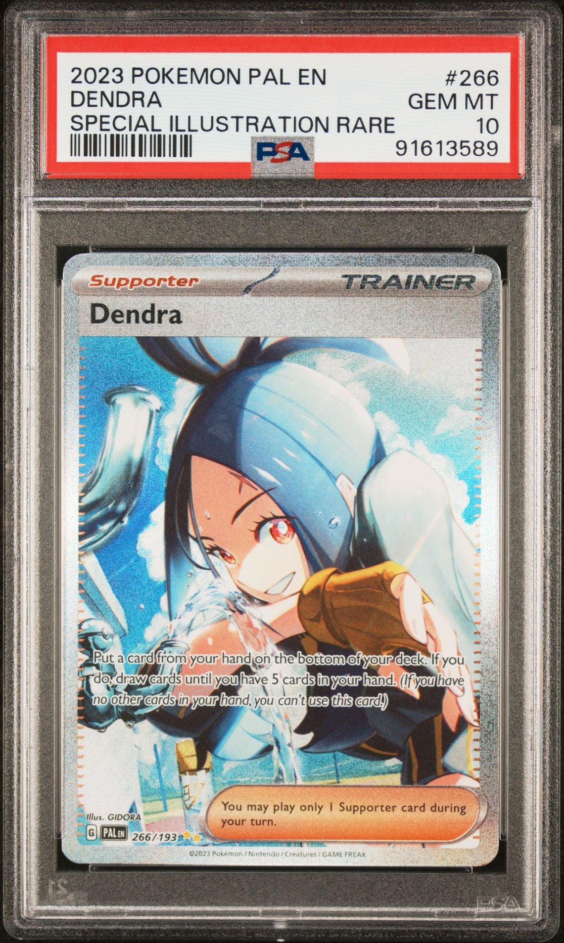 2023 Paldea Evolved - Dendra #266 PSA 10