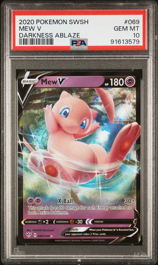 2020 Darkness Ablaze - Mew V #69 PSA 10