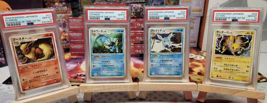 2008 Bonds To The End Of Time - Flareon, Vaporeon, Glaceon & Jolteon PSA 10