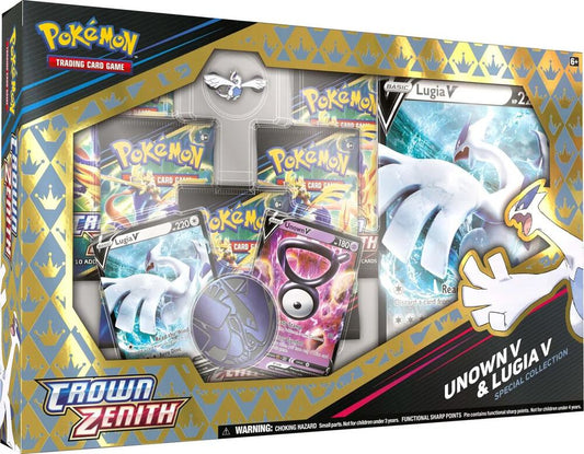 2023 Unown V & Lugia V Crown Zenith Special Collection