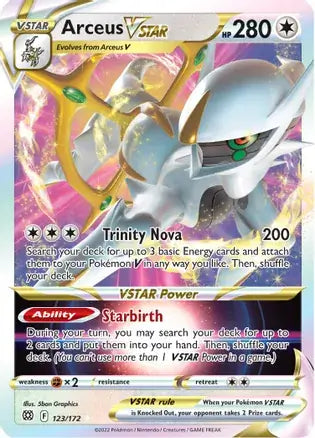 2022 Brilliant Stars - Arceus VSTAR 123/172