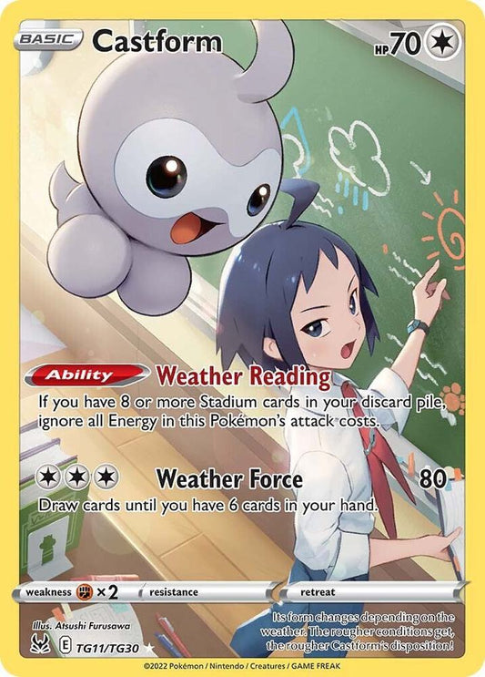 2022 Lost Origin Trainer Gallery - Castform TG11/TG30