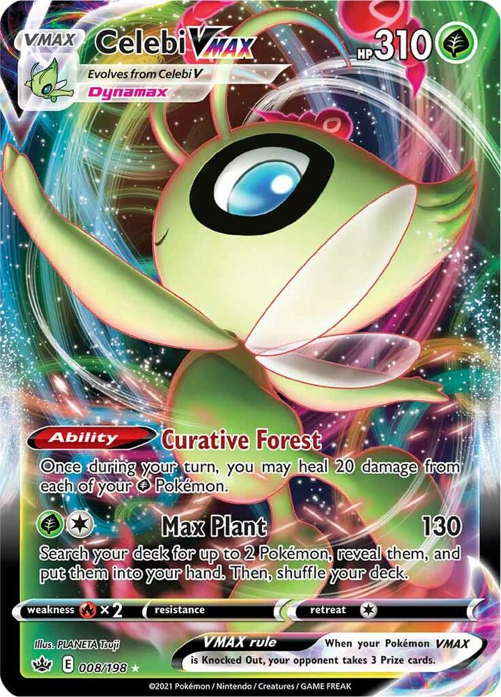 2021 Chilling Reign - Celebi VMAX 8/198