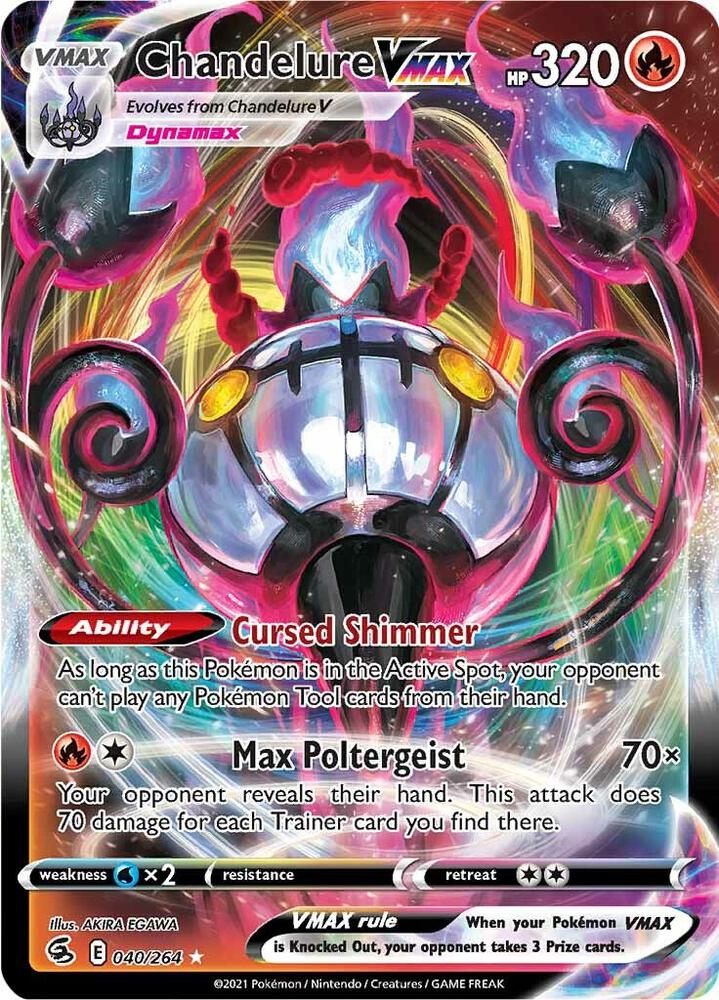 2021 Fusion Strike - Chandelure VMAX 40/264