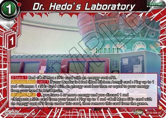 Dr. Hedo's Laboratory-Critical Blow BT22-008 UC