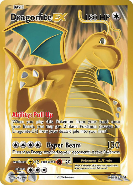 2016 XY Evolutions - Dragonite EX 106/108