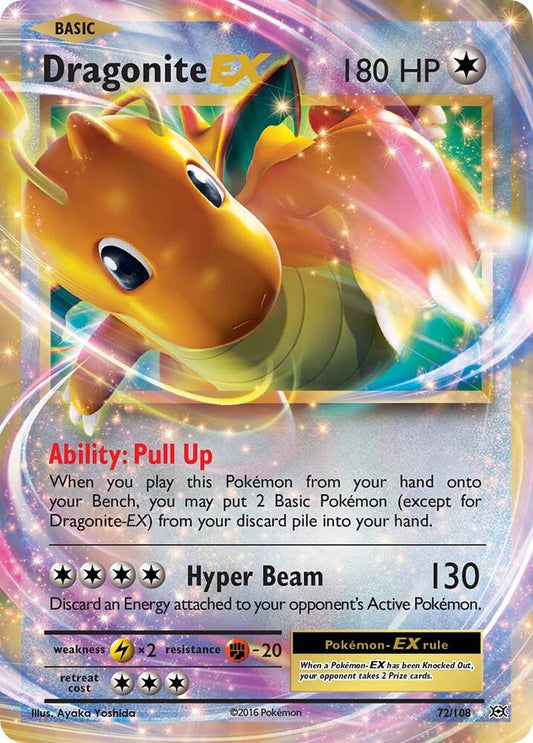 2016 XY Evolutions - Dragonite EX 72/108