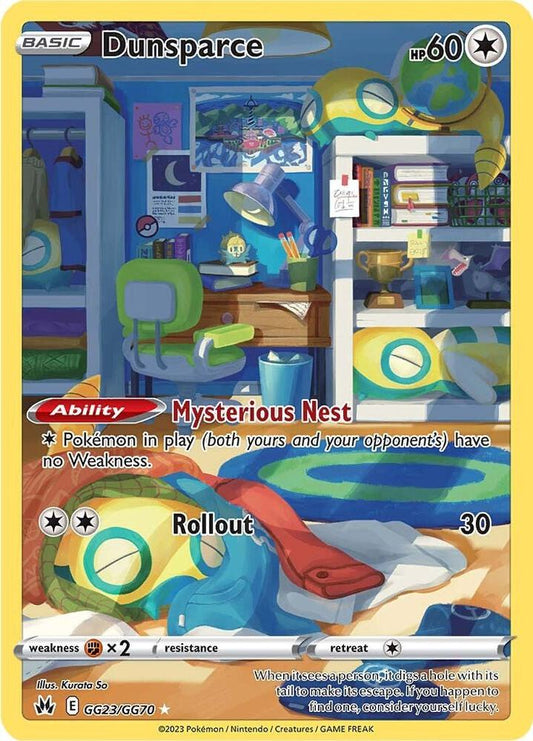 2023 Crown Zenith: Galarian Gallery - Dunsparce GG23/GG70