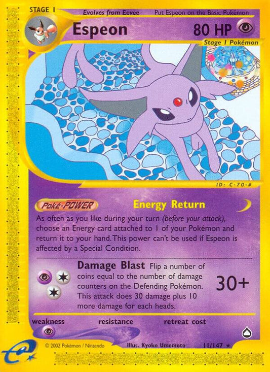 2002 Aquapolis - Espeon 11/147