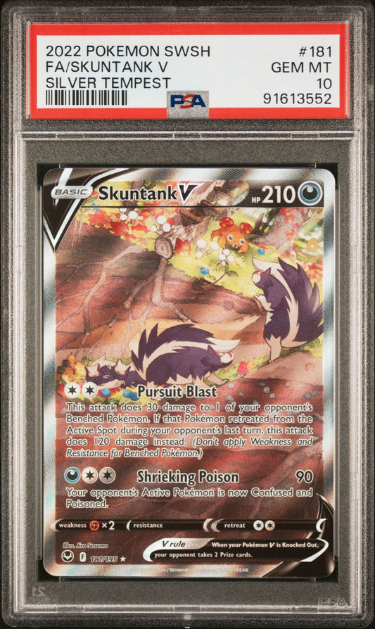 2022 Silver Tempest - Skuntank V #181 PSA 10