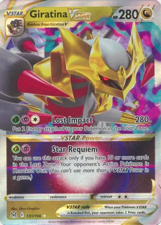 2022 Lost Origin - Giratina VSTAR 131/196