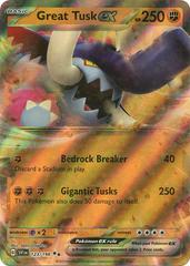 2023 Scarlet & Violet Base Set - Great Tusk Ex 123/198