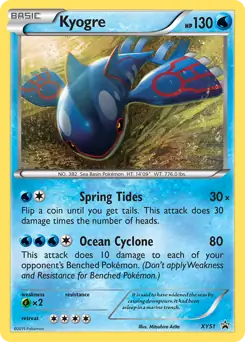 2015 XY Promos - Kyogre #XY51