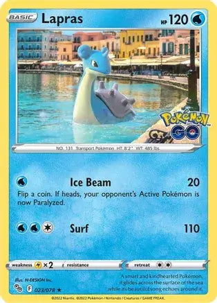 2022 Pokémon GO - Lapras 23/78