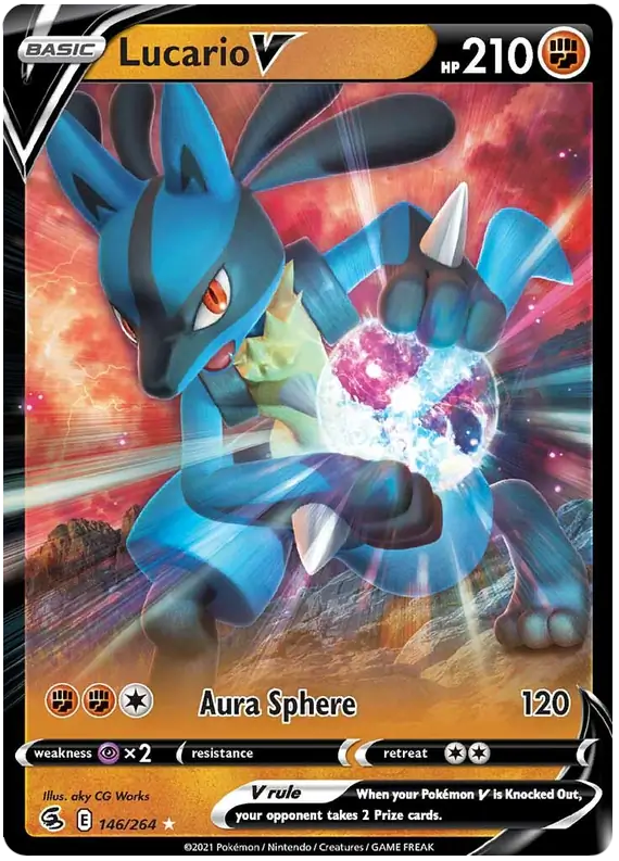 2021 Fusion Strike - Lucario V 146/264