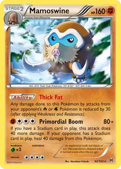 2015 XY BREAKthrough - Mamoswine 82/162