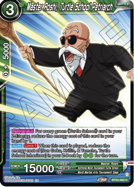 Master Roshi, Turtle school Patriarch - Critical Blow BT22-062 C