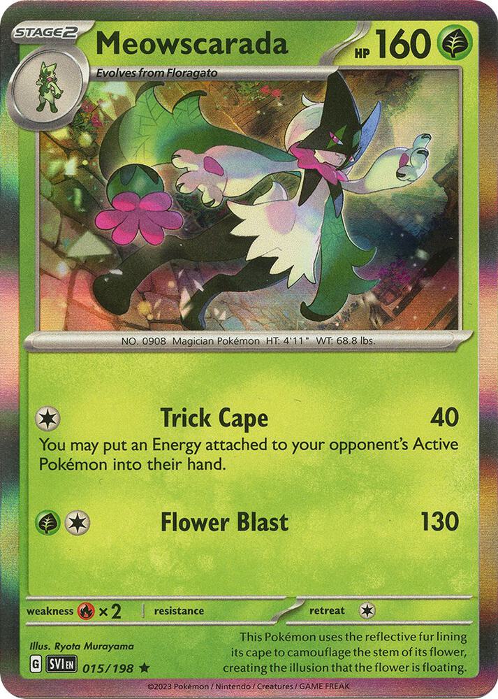 2023 Scarlet & Violet Base Set - Meowscarada 15/198