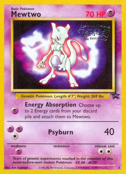 1999 WoTC Promo - Mewtwo 3/53