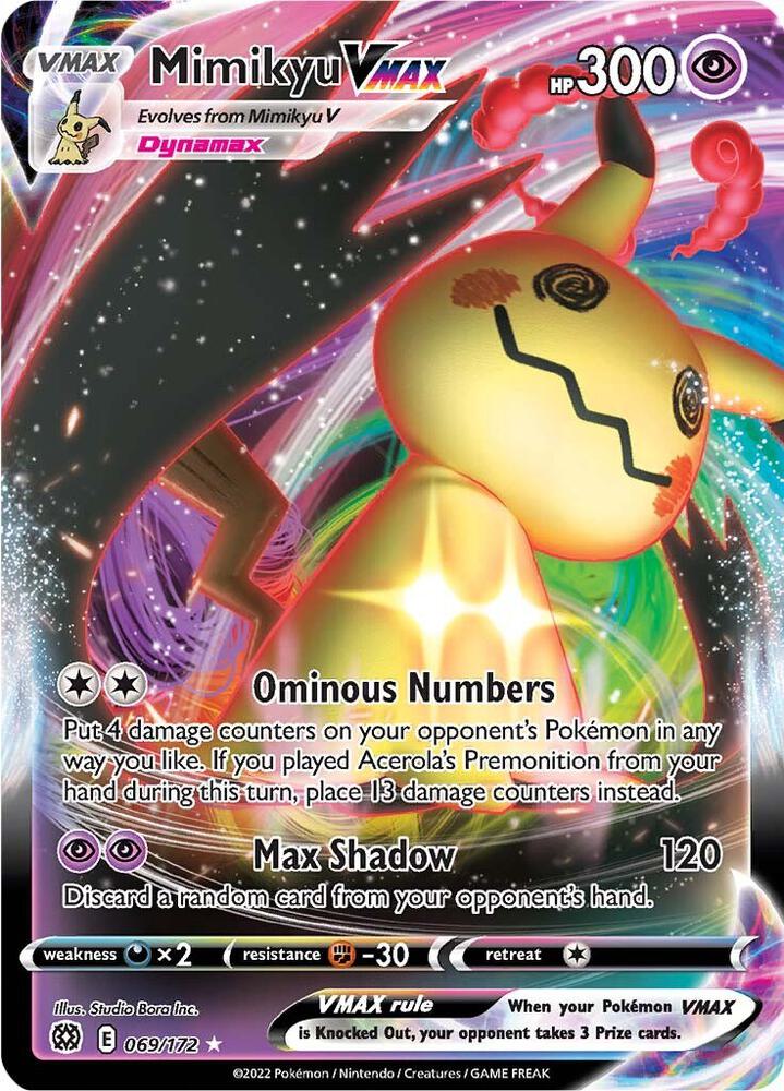 2022 Brilliant Stars - Mimikyu VMAX 69/172