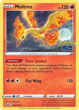 2022 Pokémon GO - Moltres 12/78