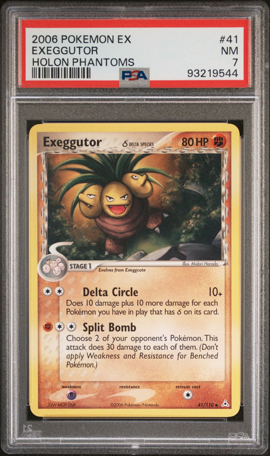 2006 Holon Phantoms  - Exeggutor #41 PSA 7