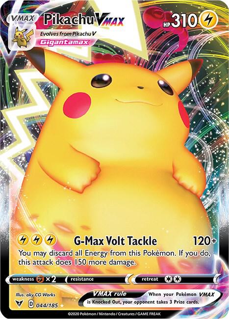 2020 Vivid Voltage - Pikachu VMAX 44/185