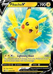 2022 Sword & Shield Promo - Pikachu V #SWSH198