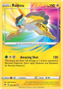 2020 Vivid Voltage - Raikou 50/185