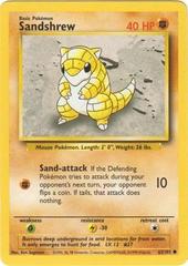 1999 Base Set - Sandshrew 62/102