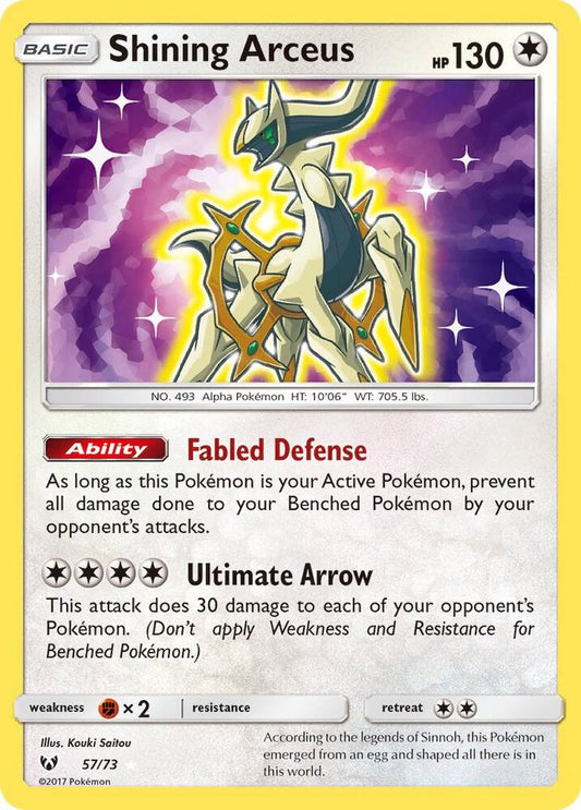 2017 Shining Legends - Shining Arceus 57/73