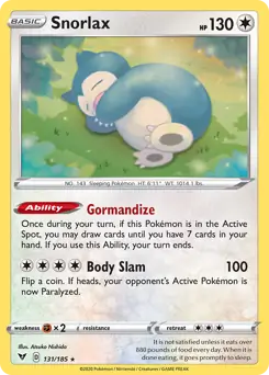 2020 Vivid Voltage - Snorlax 131/185