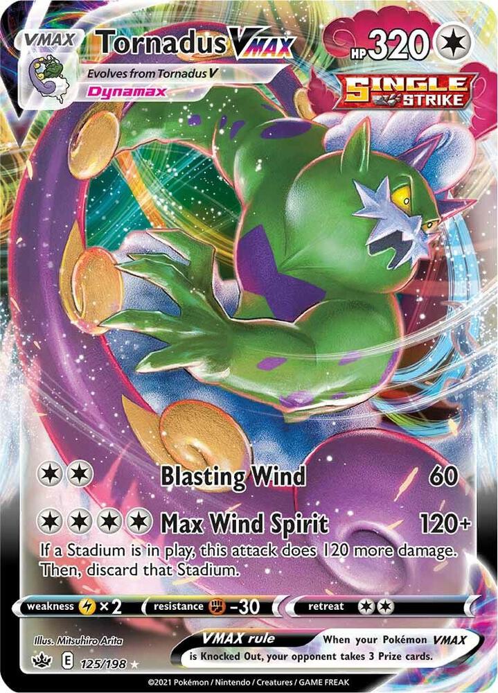 2021 Chilling Reign - Tornadus VMAX 125/198