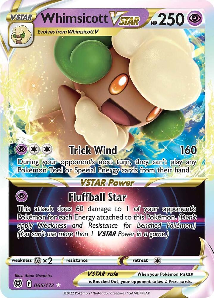 2022 Brilliant Stars - Whimsicott VSTAR 65/172