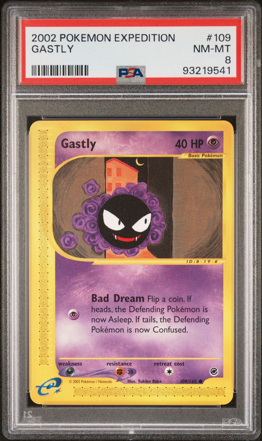 2002 Expedition - Gastly #109 PSA 8