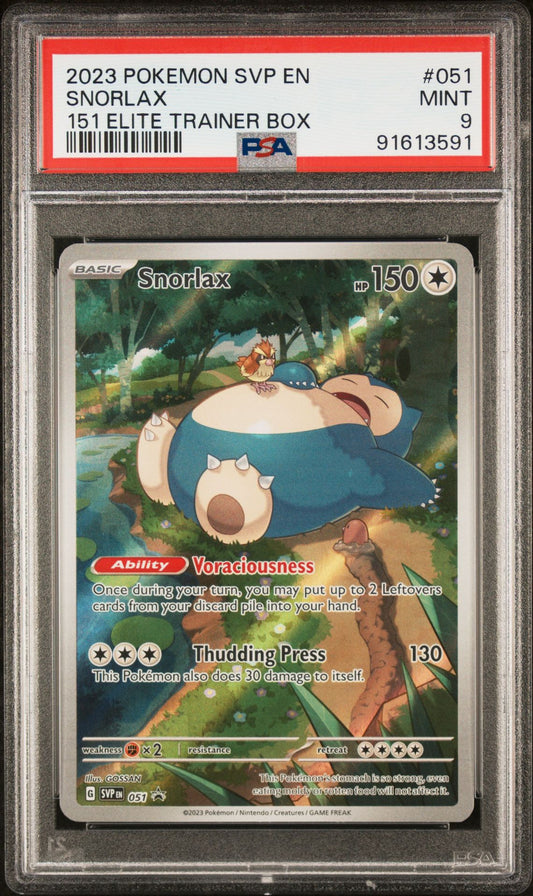 2023 Scarlet & Violet Promo - Snorlax #51 PSA 9