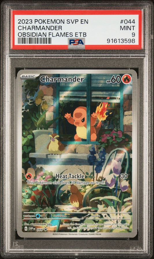 2023 Obsidian Flames Promo - Charmander #44 PSA 9