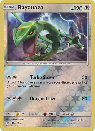 2017 Guardians Rising - Rayquaza 106/145