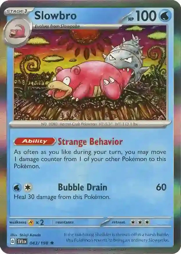 2023 Scarlet & Violet Base Set - Slowbro 43/198