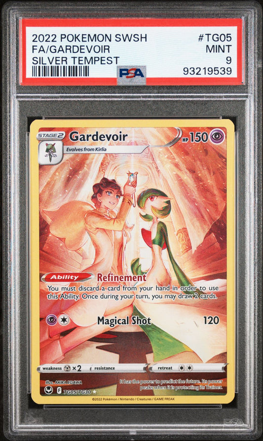 2022 Sword & Shield Silver Tempest - Gardevoir #TG05 PSA 9