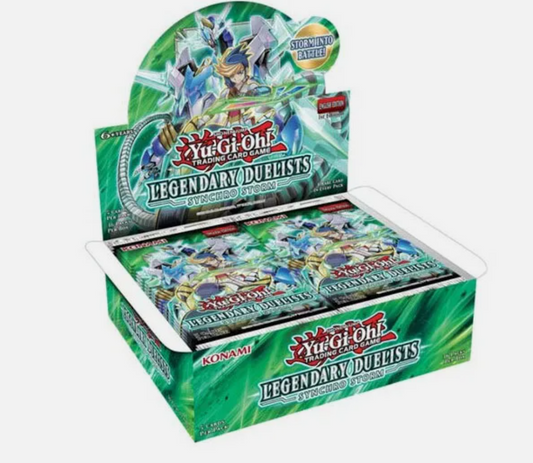 2021 Yugioh Legendary Duelists: Synchro Storm 1st Edition Booster Box