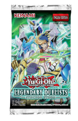 2021 Yugioh Legendary Duelists: Synchro Storm 1st Edition Booster Box